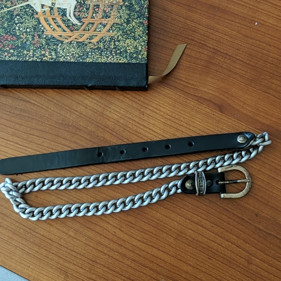 Harley - Davidson Leather Metal Belt Size S